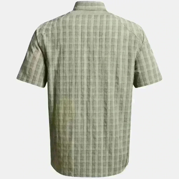 Men's UA Drift Tide 2.0 Plaid Short Sleeve Size Large - Picture 5 of 5